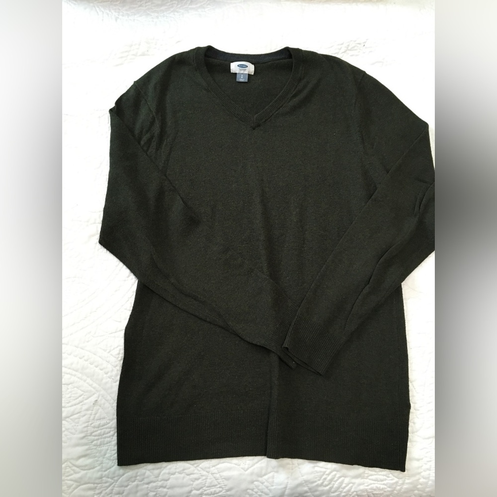 Old Navy Olive V Neck Sweater
